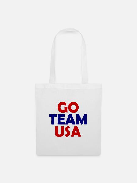 Usa - Stoffbeutel - Weiß
