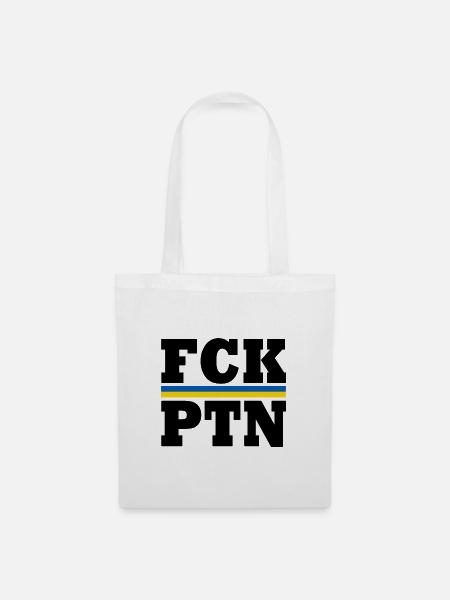 Fck ptn - Stoffbeutel - Weiß