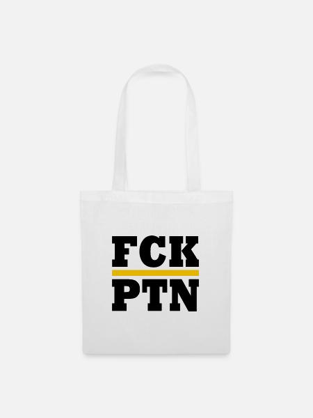Fck ptn - Stoffbeutel - Weiß
