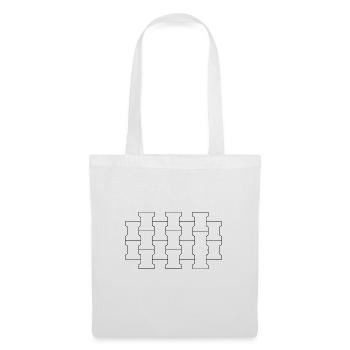 Paving stones - sidewalk - Tote Bag - white - Front