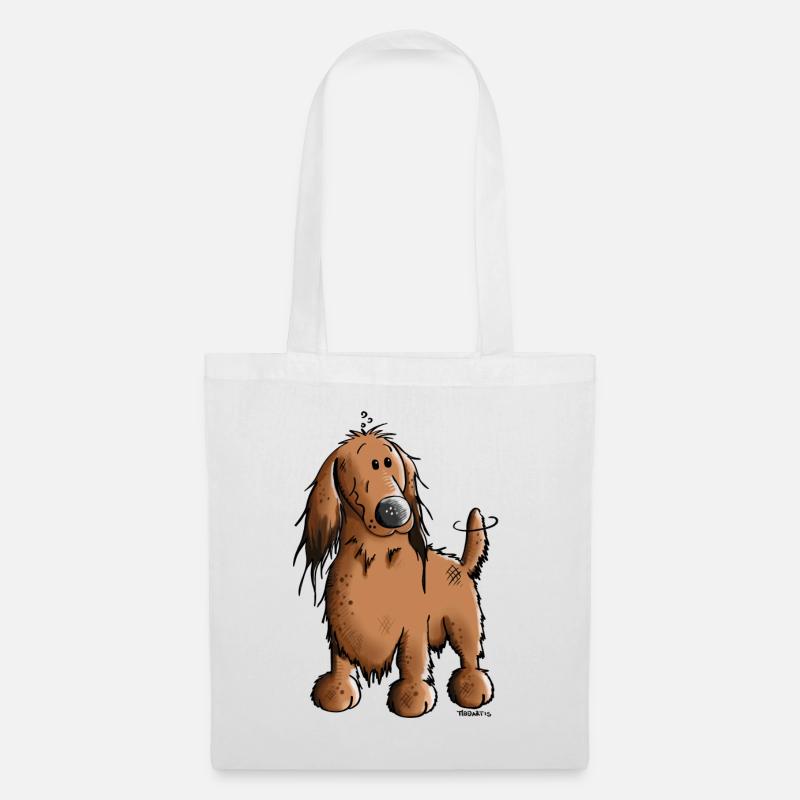 Mignon Teckel - Sac en tissu - blanc