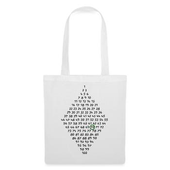 70e anniversaire - Sac en tissu - blanc - Devant
