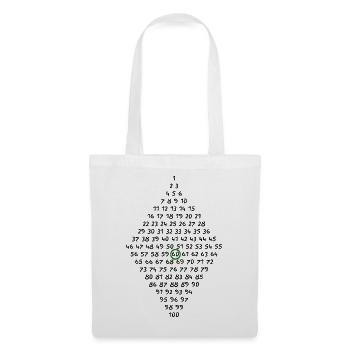 60e anniversaire - Sac en tissu - blanc - Devant