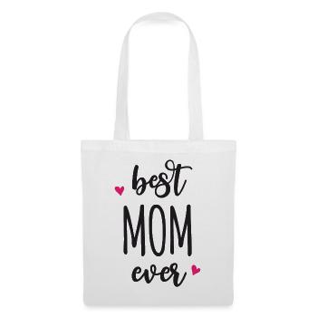 Beste Mutter aller Zeiten - Stoffbeutel - Weiß - Vorne