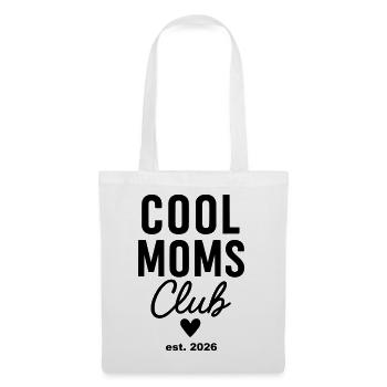 Club des mamans cool 2026 – Pour les futures ou nouvelles mamans - Sac en tissu - blanc - Devant