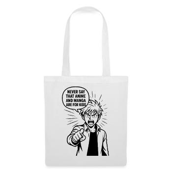 Anime Manga Otaku - Sac en tissu - blanc - Devant