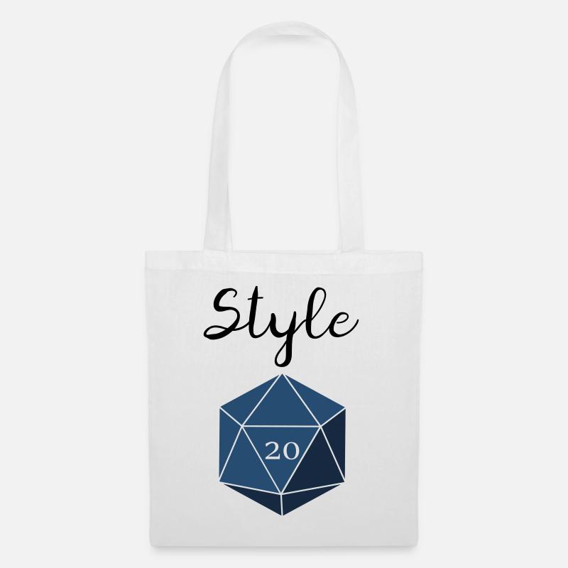 Style Check d20 - Tote Bag - white