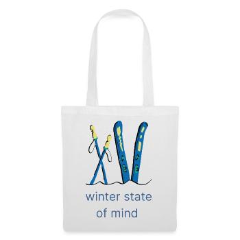 winter state of mind - Stoffbeutel - Weiß - Vorne