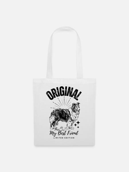 Original Dog My Best Friend - Tote Bag - white