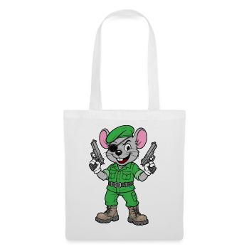 Armed Mouse Ranger - Tote Bag - white - Front