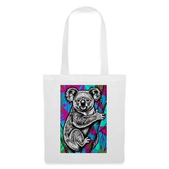 Koala - Sac en tissu - blanc - Devant