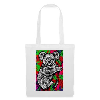 Koala - Sac en tissu - blanc - Devant