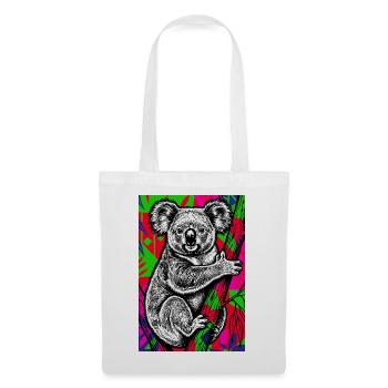 Koala - Stoffbeutel - Weiß - Vorne
