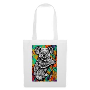Koala - Stoffbeutel - Weiß - Vorne