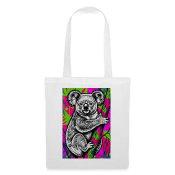 Koala - Stoffbeutel - Weiß - Vorne