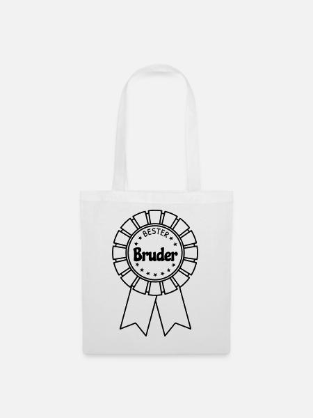 Bester Bruder - Stoffbeutel - Weiß