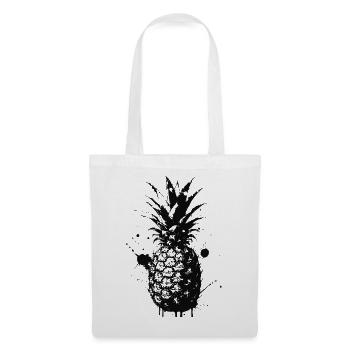 Pineapple Spray Black - Tote Bag - white - Front