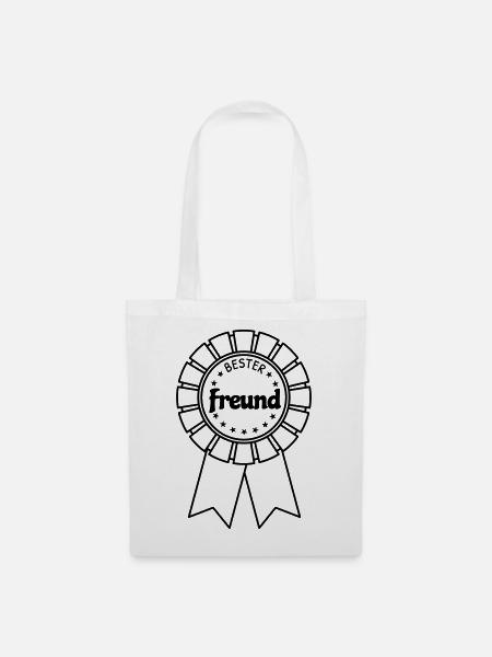 Bester Freund - Stoffbeutel - Weiß