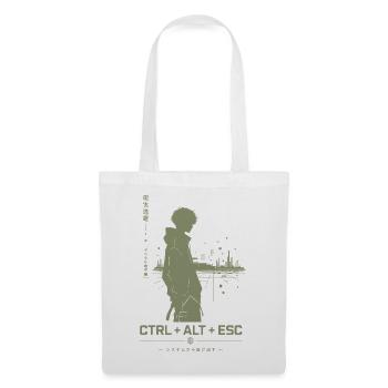 Ctrl+Alt+Esc Stadt-Silhouette - Stoffbeutel - Weiß - Vorne