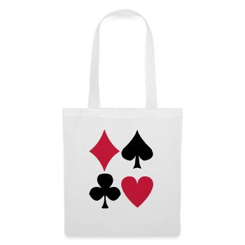 Poker - Stoffbeutel - Weiß - Vorne