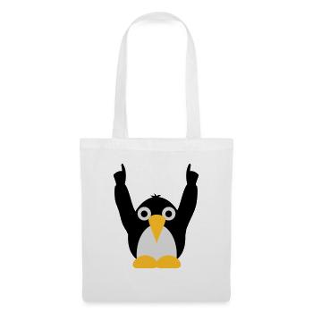 party_pinguine_f3 - Tote Bag - white - Front