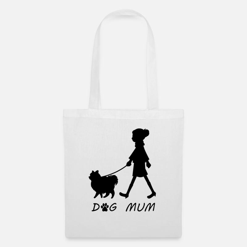 Dog Mum - Stoffbeutel - Weiß