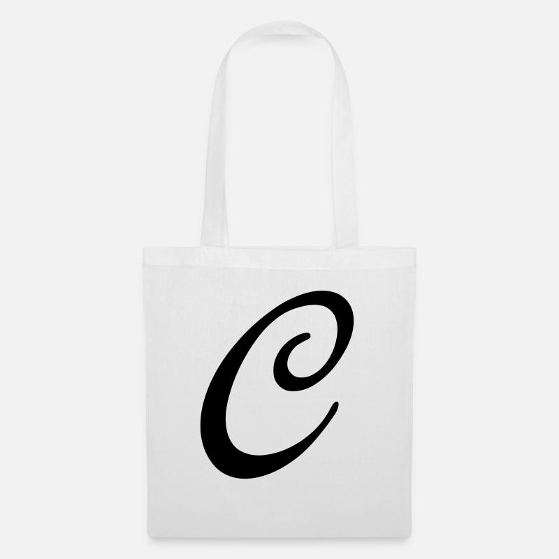 C - Tote Bag - white