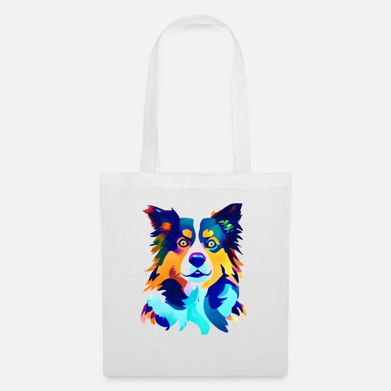 Hund Geschenk Hunde Schäferhund Hundehalter - Stoffbeutel - Weiß