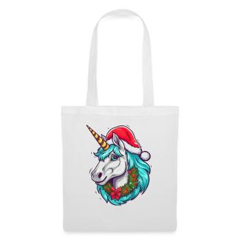 Unicorn for Christmas - Tote Bag - white - Front