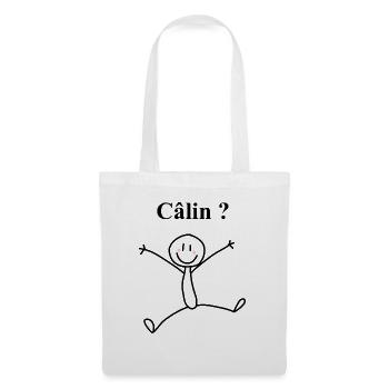Fais moi un câlin - Sac en tissu - blanc - Devant