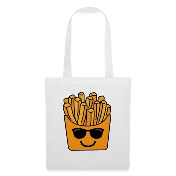 Français frites fraîches - Sac en tissu - blanc - Devant