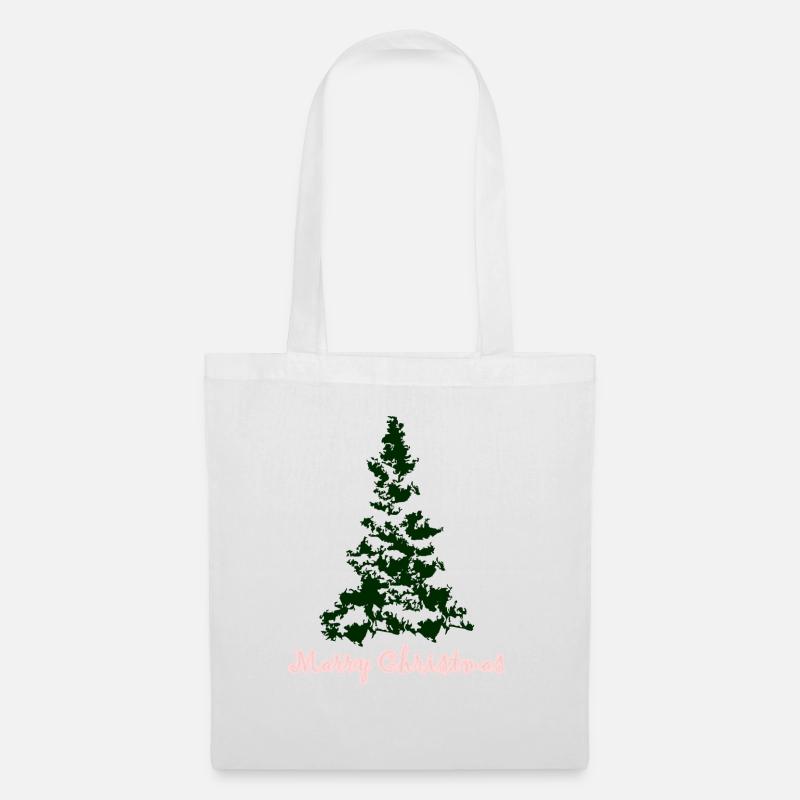 Frohe Weihnachten Design - Stoffbeutel - Weiß