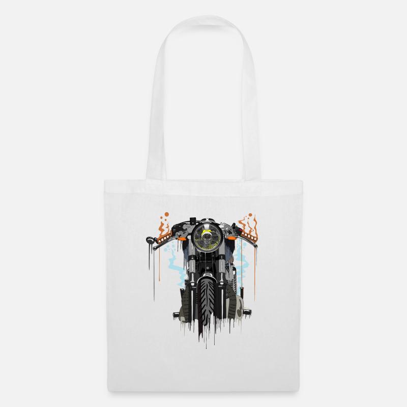 Motorcycle - Tote Bag - white