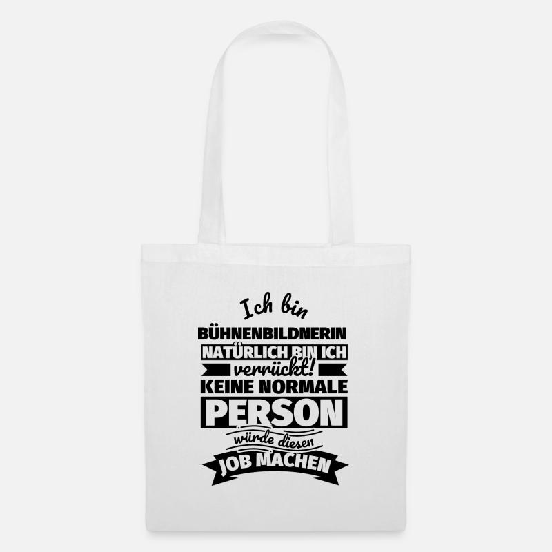 Bühnenbildnerin Geschenke - Stoffbeutel - Weiß