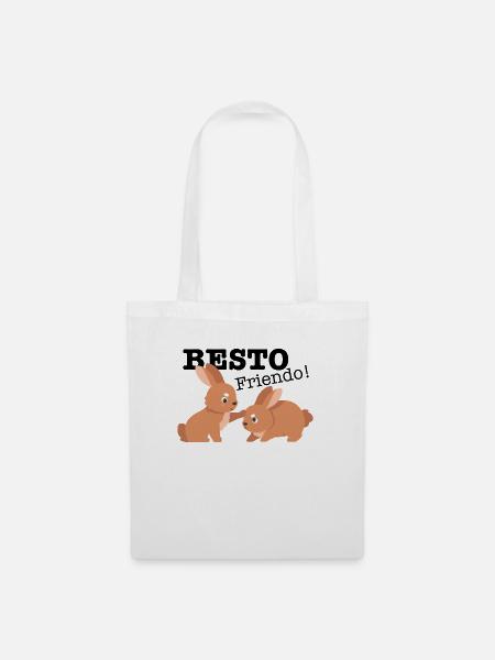 Motiv Besto Friendo "Best Friends" - Stoffbeutel - Weiß