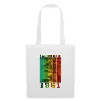 Awesome Since 1961 - Tote Bag - white - Front