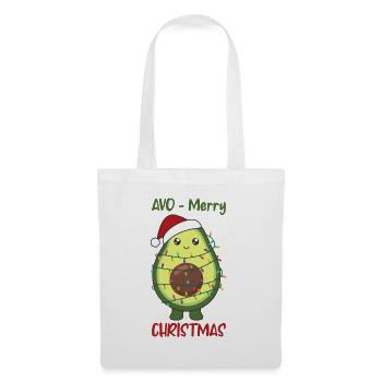 Avocado Christmas Lights Funny Avocados - Tote Bag - white - Front