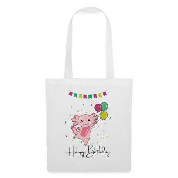 Axolotl wishes happy birthday to you Axolotls - Tote Bag - white - Front