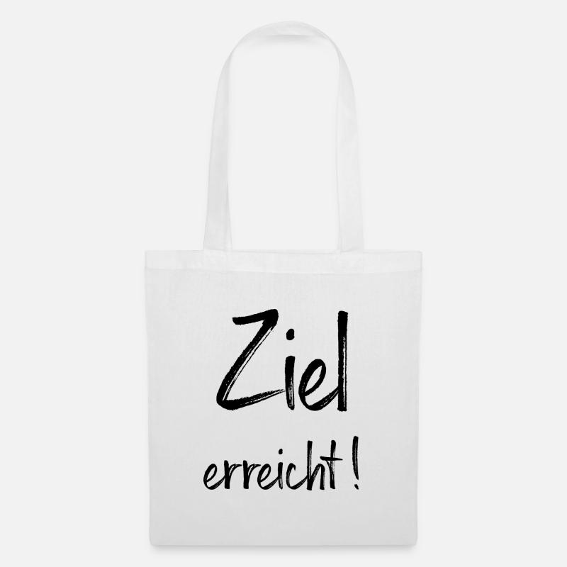 Ziel erreicht! - Stoffbeutel - Weiß