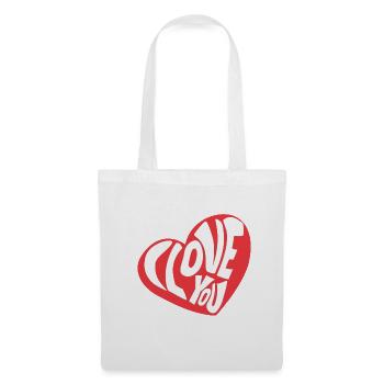 I Love you - Tote Bag - white - Front