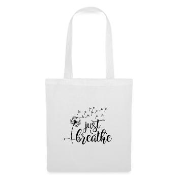 Respire juste - Sac en tissu - blanc - Devant