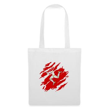 Isle of Man Flagge Triskele Flag of Isle of Man - Tote Bag - white - Front