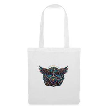 Aigle Éternel Engrenage - Sac en tissu - blanc - Devant