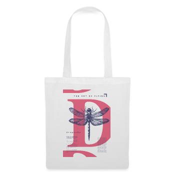 Dragonfly – lightness meets meaning - Tote Bag - white - Front