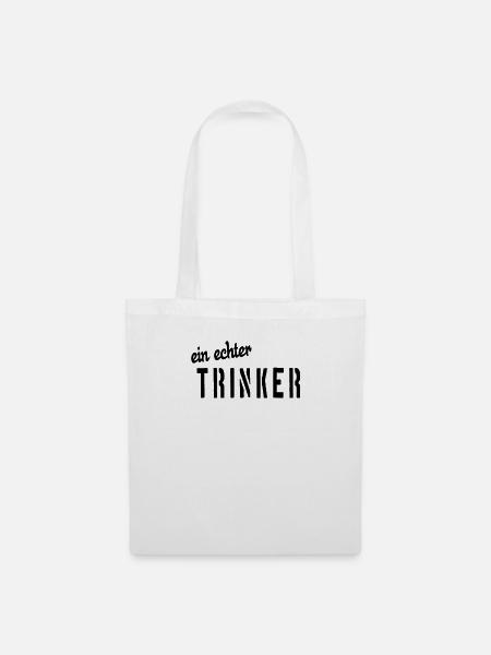 Trinker - Stoffbeutel - Weiß