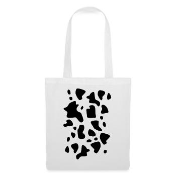 Taches de vaches - Sac en tissu - blanc - Devant