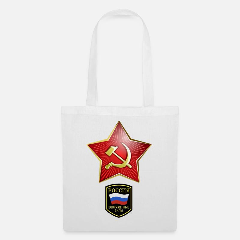Hammer & Sichel Russland - Stoffbeutel - Weiß