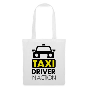 Taxi - Sac en tissu - blanc - Devant