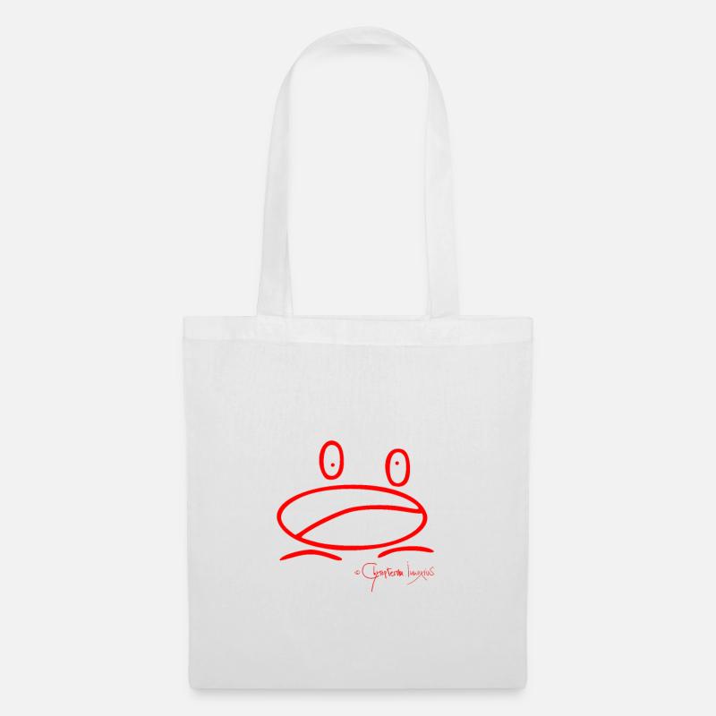 Frogmini - Ranunculus Oophagus - Tote Bag - white