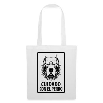 cuidado con el Perro - Tote Bag - white - Front